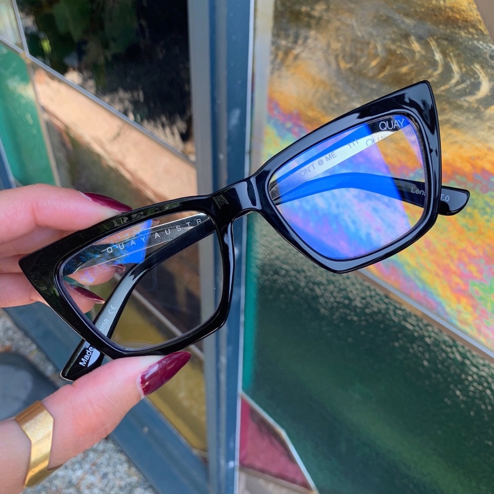 Quay Desi Perkins blue light glasses